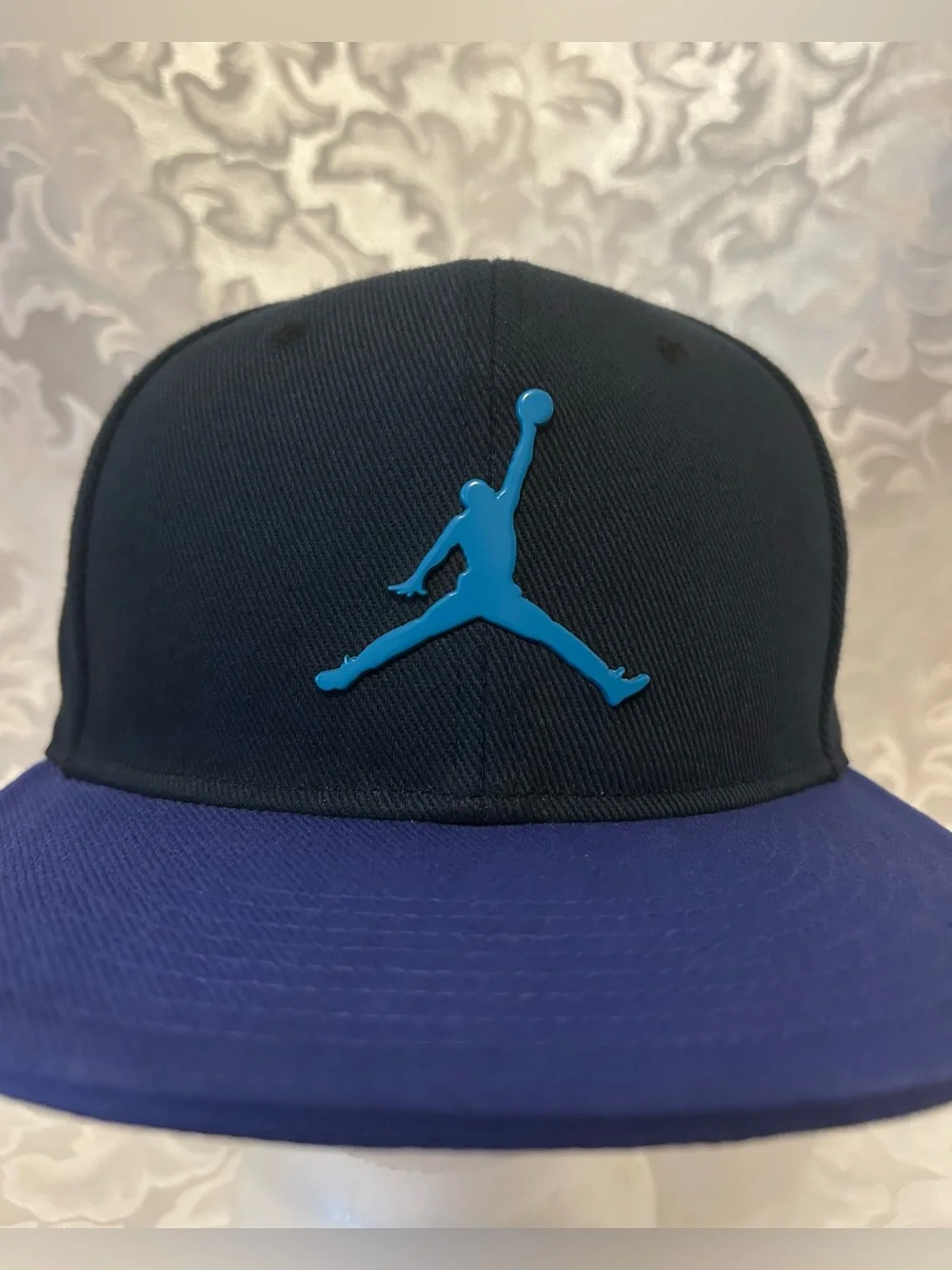 Air Jordan Grape Aqua 7 1/8 Jumpman Hat Fitted Cap, Men’s